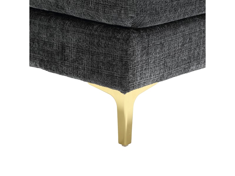  Canapé droit en tissu gris, 4 places, 272 cm, modulable W2845S00020 - Conforama W