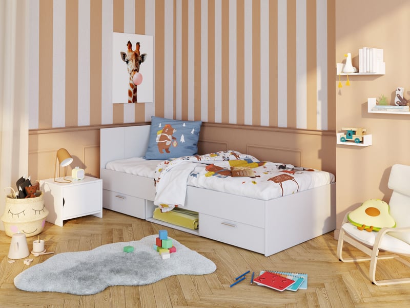 Parure de lit Housse + 1 taie 140x200 cm FOREST - Conforama Y