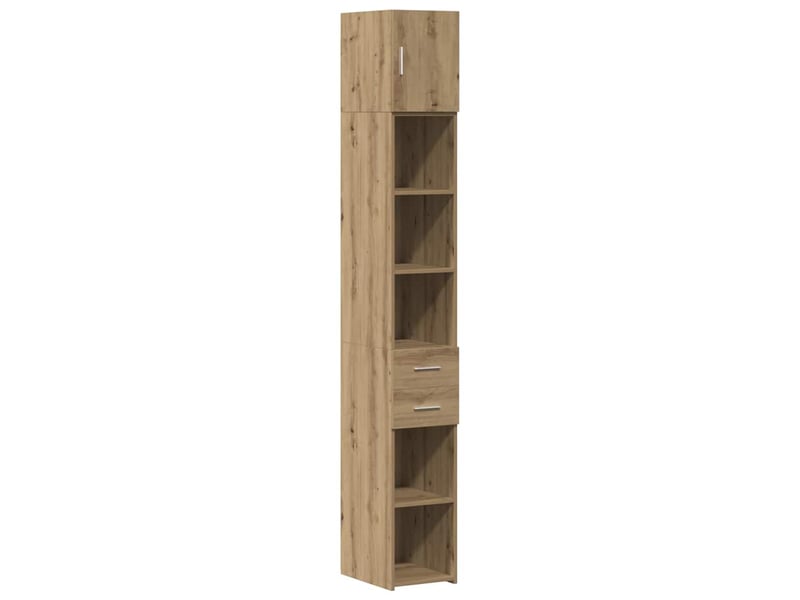  Meuble de rangement | armoire de rangement 2 pc chêne artisanal 30 x 42,5 x 225 cm  - Conforama A