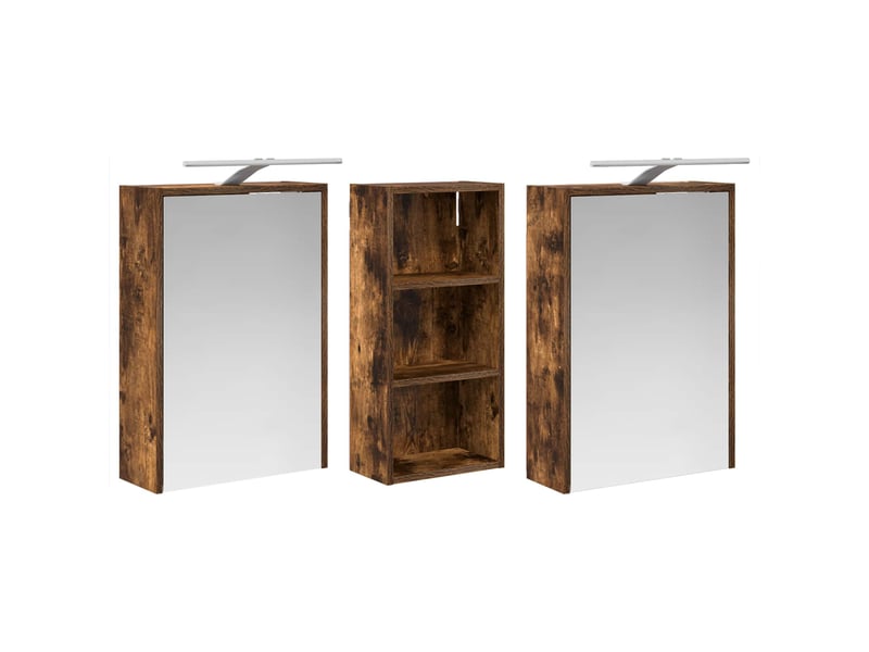  Ensemble de meubles de salle de bain 3 pcs 116x16x62.5 cm shl1896  - Conforama E