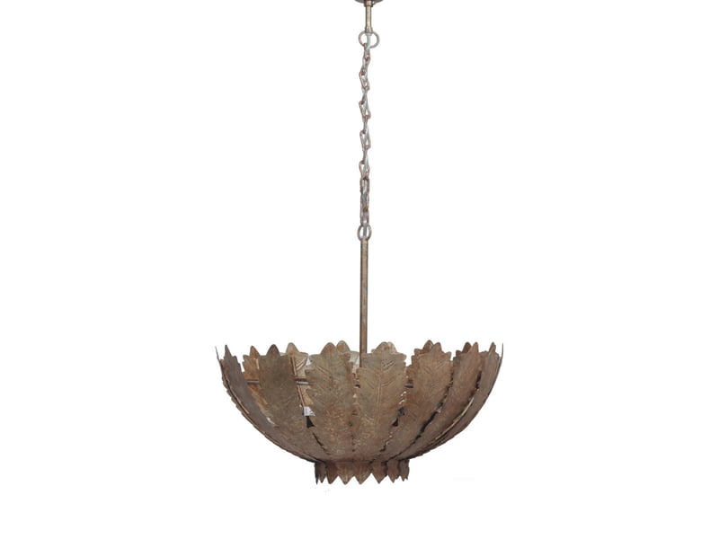  Lampe suspension en métal autumn leaves 77cm or  - Conforama B