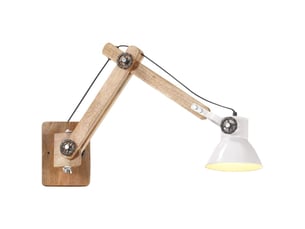 Lampe murale, applique murale style industriel blanc rond e27