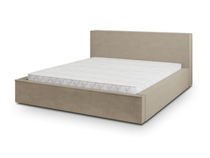 Lit coffre 180x200 cm <strong>MASSENO</strong>  <strong></strong> coloris beige
