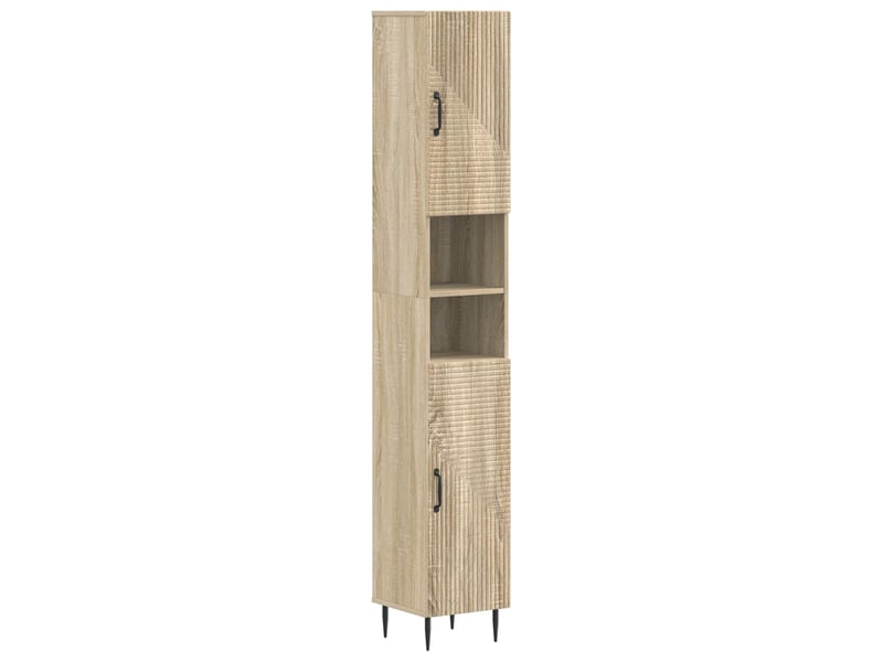  Colonne de salle de bain avec étagère ouverte haarlem shl8784  - Conforama A
