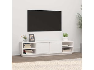 Meuble tv coloris blanc 156 cm <strong></strong>  <strong></strong>