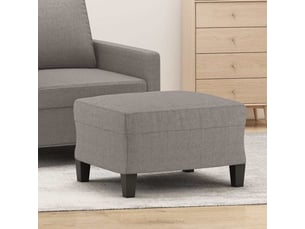 Pouf / repose pied taupe