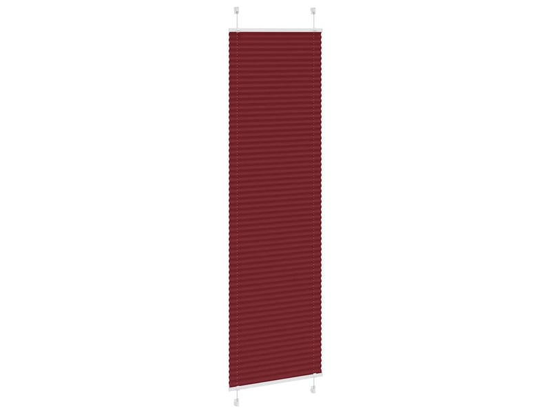 Store plissé, store de fenêtre rouge bordeaux 60x200 cm largeur du tissu 59,4 cm cf47047 - Conforama C