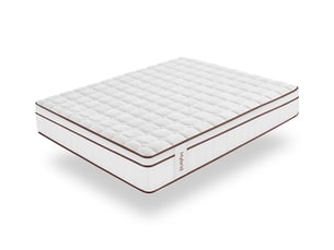 Matelas 105x200 cm MOONIA Ressorts + mémoire de forme soutien Ferme épaisseur 27 cm