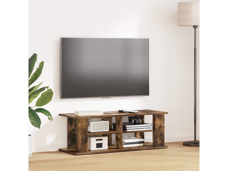  Support de télévision chêne fumé 96x35x33,5 cm  - Conforama B