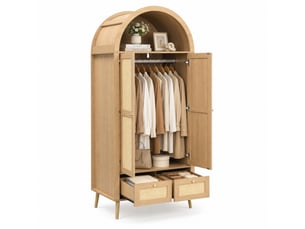 Armoire     <strong>SWEIKO</strong> <strong></strong> coloris naturel largeur 80 cm