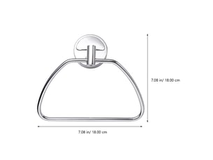 Porte serviette murale en acier inoxydable, sac de rangement de salle de bains, résistant