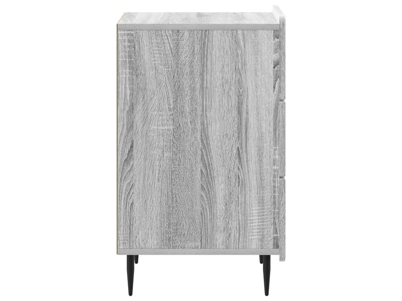  Table de chevet - cabinet de chevet - table de nuit sonoma gris 43 x 41 x 68 cm bois d'ingénierie  - Conforama E