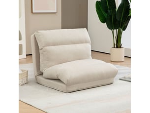 Fauteuil convertible WISHDOR Polyester beige