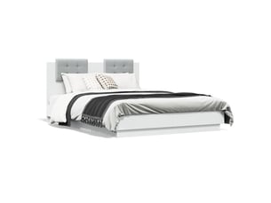 Lit 2 places 120x190cm coloris blanc