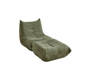 Fauteuil fixe  <strong></strong> Tissu vert