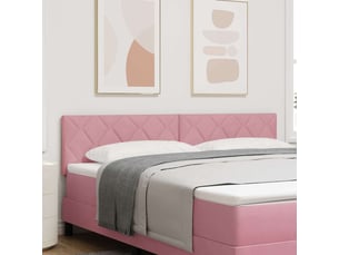 Tete de lit A poser largeur 180 cm   rose