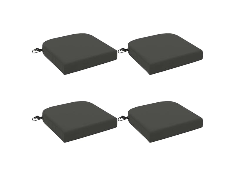  Lot de 4 coussins de siège, coussins d'assise soest 100 % polyester cf60754  - Conforama A