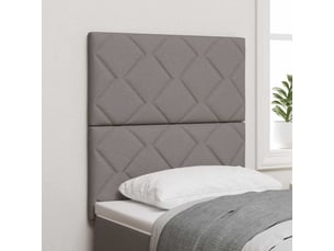 Tete de lit A poser largeur 80 cm taupe