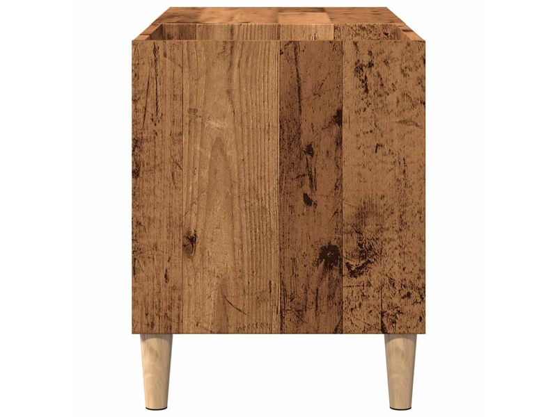  Armoire à disques vieux bois 84,5x38x48 cm bois d'ingénierie  - Conforama E
