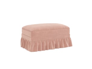 Pouf / repose pied <strong>MAISENTIEL</strong> <strong></strong> rose