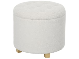 Pouf / repose pied blanc