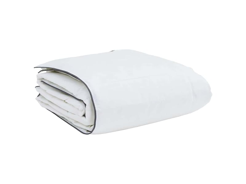  Duvet d'hiver - couette 155 x 200 cm hiver - couette plume blanc respirant  - Conforama D