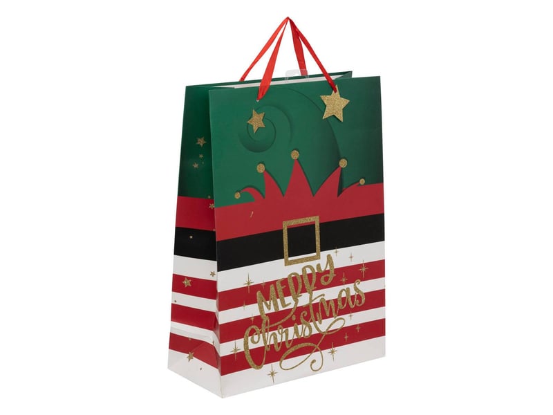  Sac cadeau imprimé grande taille atelier des lutins  - Conforama A