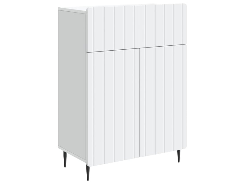  Buffet - bahut - meuble de rangement blanc 66 x 34,5 x 92 cm bois d'ingénierie  - Conforama A
