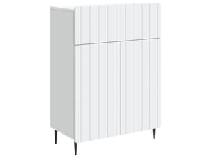 Buffet - bahut - meuble de rangement blanc 66 x 34,5 x 92 cm bois d'ingénierie
