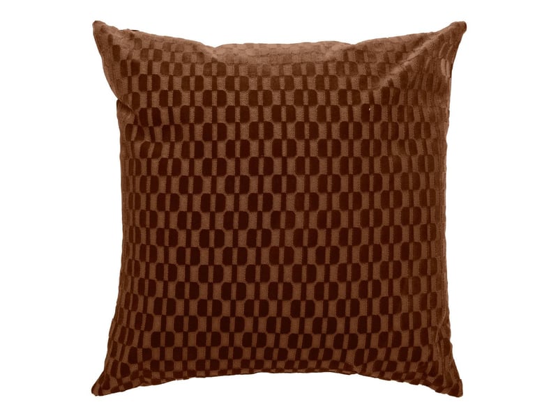  Coussin selia carré 40x40cm marron SELIA - Conforama A