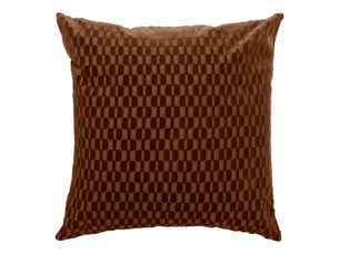 Coussin selia carré 40x40cm marron