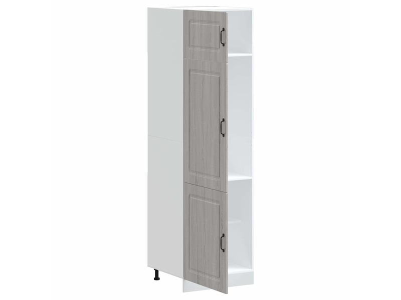  Meuble de rangement, armoire de cuisine kalmar sonoma gris bois d'ingénierie shl5388  - Conforama D
