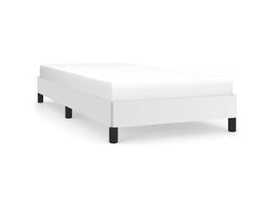 Lit simple 100x200 cm    coloris blanc