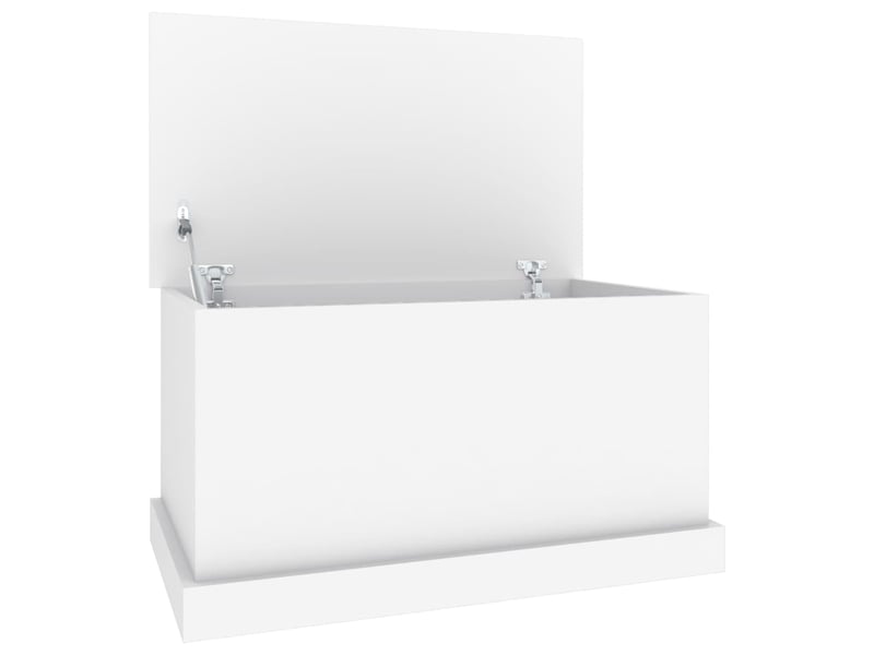  Coffre de rangement blanc 70x40x38 cm bois d'ingénierie  - Conforama A