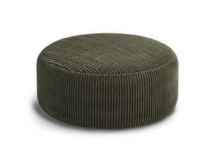 Fauteuil simple - 143x55cm - fauteuil pouf géant poire en mousse mémoire et tissu corduroy doux - vert