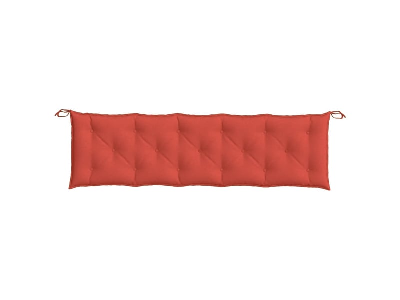  Coussin de banc de jardin, coussin d'assise rouge mélangé 180x50x7 cm tissu cf52826  - Conforama D