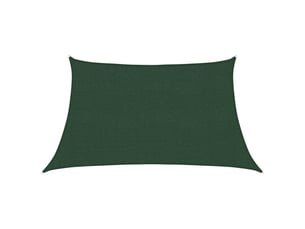 Voile d'ombrage - voile d'ombre - voile parasol 160 gm² vert foncé 34x2 m pehd