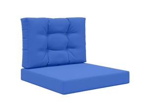 Coussin de canapé d'extérieur, coussin de chaise polyester bleu royal 60 x 60 cm cf54036