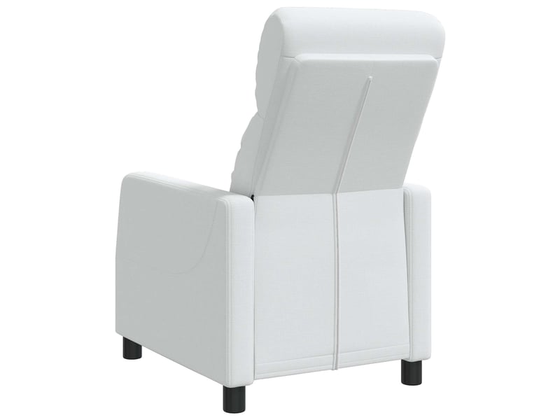  Vidaxl fauteuil inclinable blanc tissu  - Conforama E