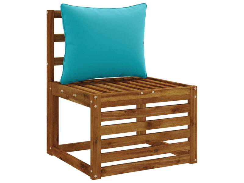 Coussin de dos, coussin de dossier 1 pièce putten 100 % polyester turquoise cf54457 - Conforama C