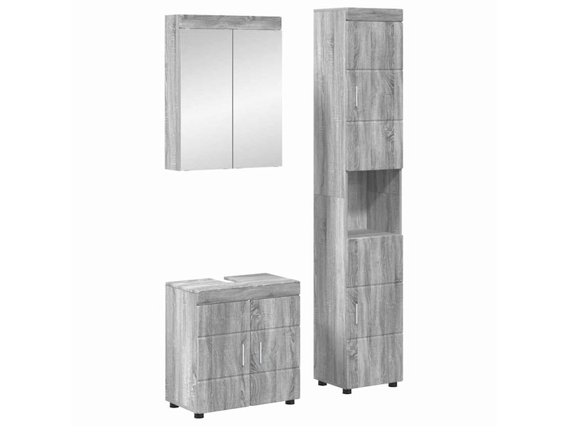  Ensemble de mobilier de salle de bain tulum 3 pièces cf64723  - Conforama B