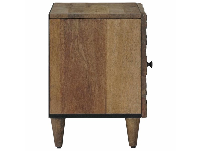  Table de chevet - cabinet de chevet - table de nuit 2 pièces marron 40 x 33,5 x 46 cm  - Conforama D