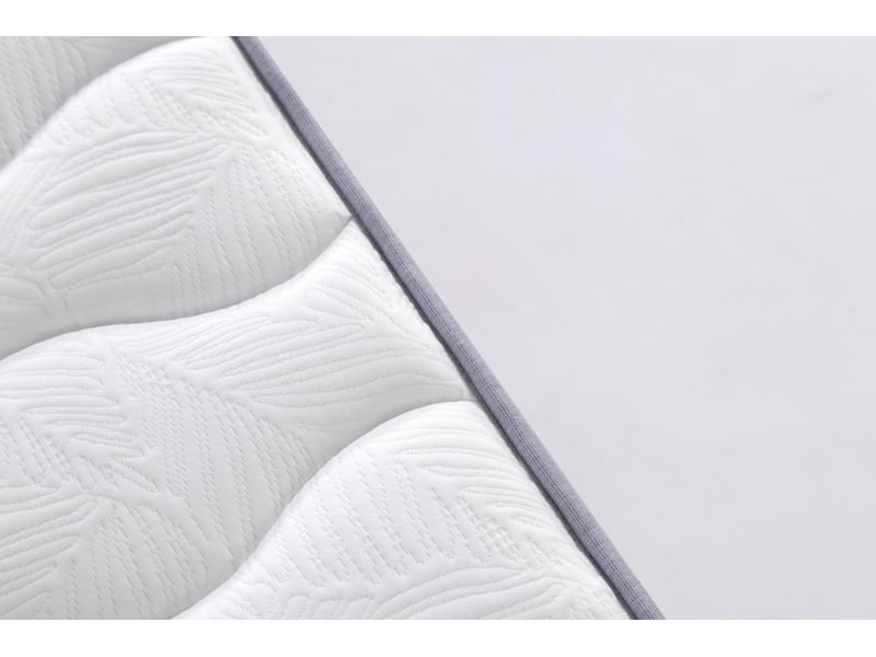  Matelas 90x200 cm - épaisseur 20 cm, soutien h3, structure à ressorts, livré roulé sous vide, revêtement textile, pour lit et canapé-lit, blanc Luxe haut de gamme - Conforama E