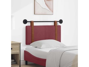 Tete de lit A poser largeur 100 cm   rouge