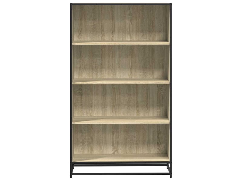  Bibliothèque, meuble de rangement salon chêne sonoma 80,5x35x139 cm bois d'ingénierie  - Conforama D