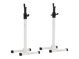 Support universel pour haltères en acier, hauteur réglable sur 12 niveaux, charge maximale 150 kg