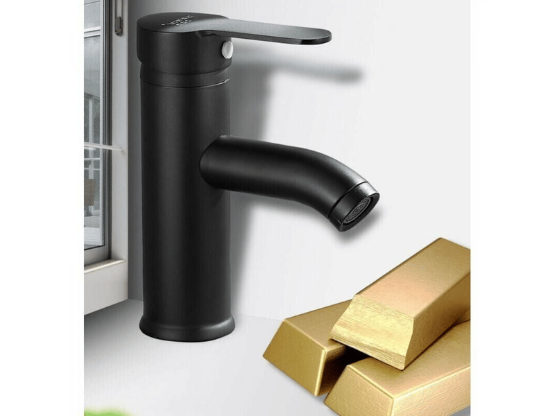 Mitigeur lavabo noir mat - mitigeur eau chaude et eau froide - noir - Conforama C