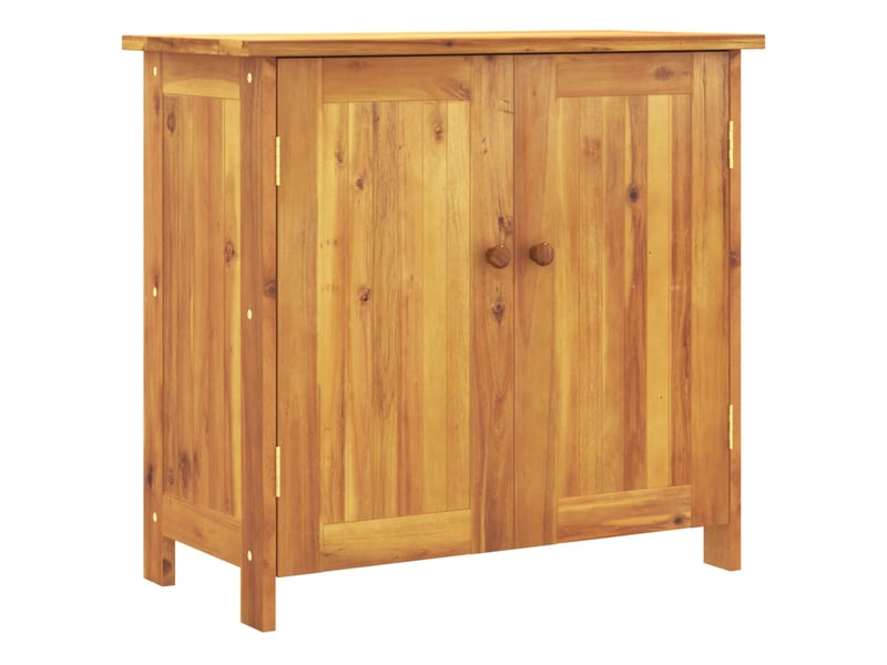  Meuble de rangement, armoire de jardin 75x35x70 cm bois massif d'acacia  - Conforama A