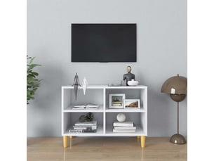Meuble tv coloris blanc 69.5 cm <strong></strong>  <strong></strong>