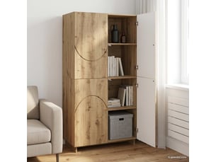 Buffet <strong></strong> <strong></strong> - 79 cm coloris bois clair